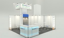 Messestand Lomapharm auf der ICSE 2013 in Frankfurt