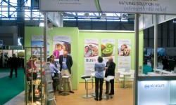 Messestand Stratum auf der Vitafoods 2013 in Genf