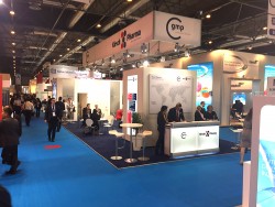 Der Messestand von Kirsch Pharma auf der CphI 2015 in Madrid