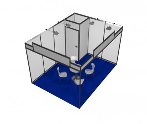 Messestand Modell 3.1 Ansicht 1